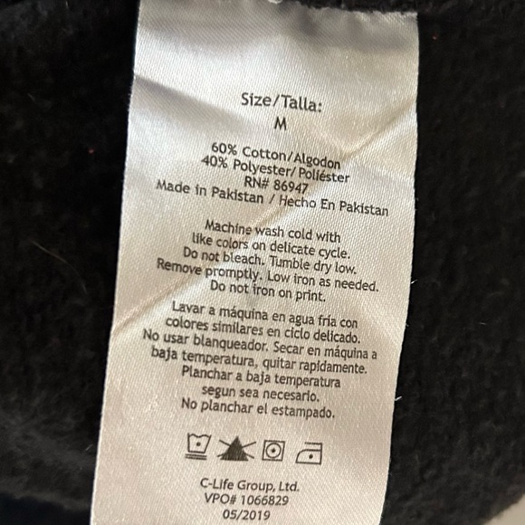 Aaliyah Hot like Fire Long Sleeve Semi Cropped Hooded Cotton Blend Sweater M - Picture 7 of 9